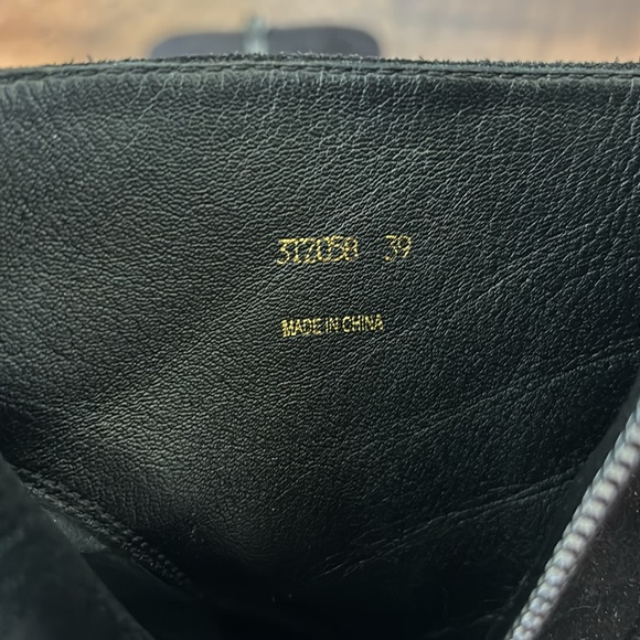 Prada Black Suede Wedge Ankle Boot - Picture 14 of 15